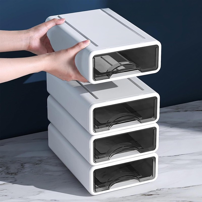 Expansemaster Desk Storage Box with 4 Drawers | Organize Desk