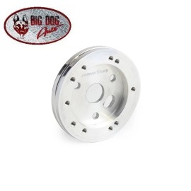 Forever Sharp Polished Billet 5/6 Hole Steering Wheel Spacer -  0.5"- for 3 hole Grant Adapter