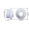 PoolSupplyTown Pool Spa Directional Flow Hydrostream Return Jet Fitting SP1419D