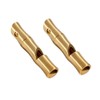 2pcs Brass Whistle Emergency Whistle EDC Loud Signal Whistle for