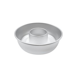 Pentole Agnelli COAL3730 Donutform mit Rohr, aus Aluminium, Silber, 30 cm