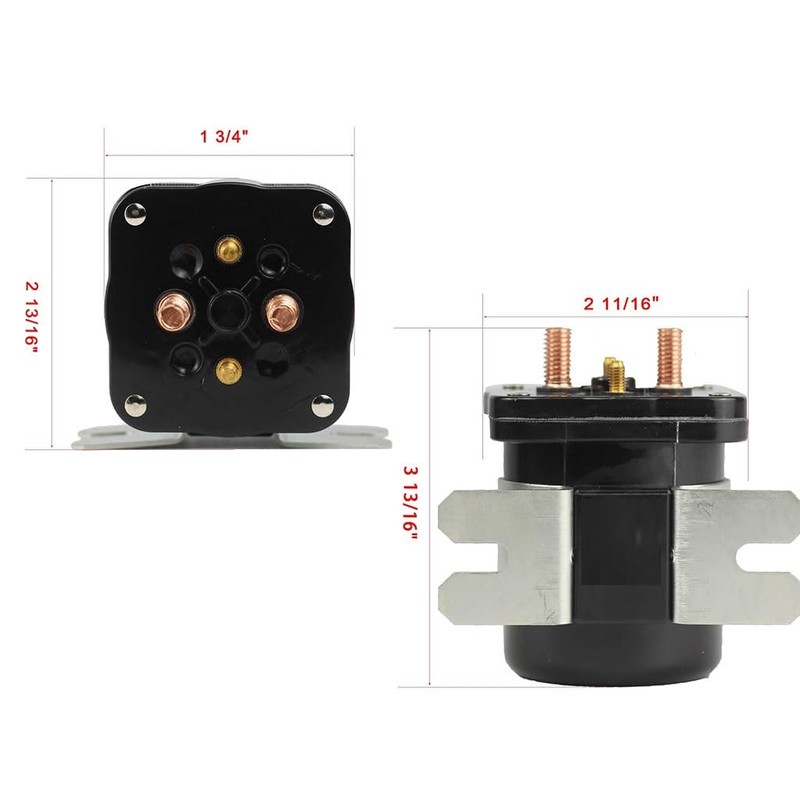 Continuous Battery Solenoid Relay Isolator 12V 200Amp Mobile Audio Continuous
