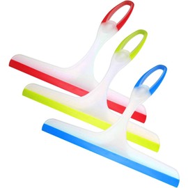 Shower Squeegee for Glass Doors, 3pcs Bathroom Squeegee for Shower Cleaner Squeegee, Window Cleaning Squeegee Glass Shower Door for Car Window Wiper Mirror Windshield