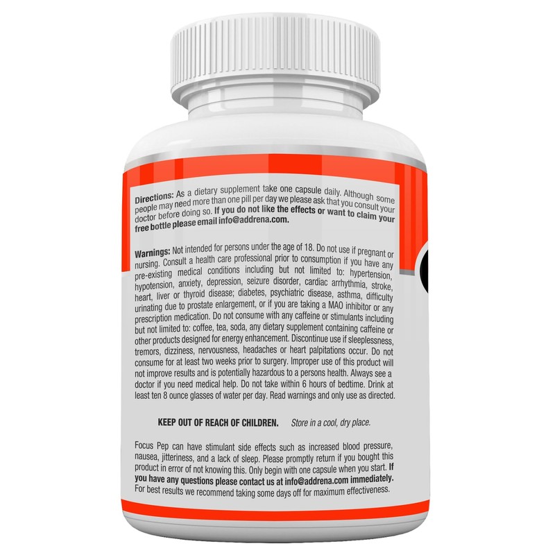 Focus Pep 2 Pack- Over the Counter Stimulants to Speed