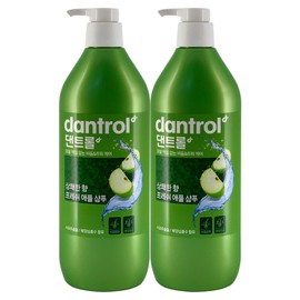 Dantroll 댄트롤 상쾌한향 프레쉬 애플 샴푸 820ml 2개 Fresh Apple Shampoo 820ml 2 Pack