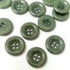 MajorCrafts® 48pcs 15mm Thick Edge 4 Holes Round Resin Sewing