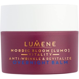 Lumene Vegan Night Balm Nordic Bloom Dry & Mature Skin 50ml Lumo Nordic Bloom - Vitality - Revitalize Overnight Balm - 50ml - Mature and Dry Skin - Vegan