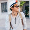 4 Pcs Adjustable Hat Strap Clips, Removable Hat Chin Cord
