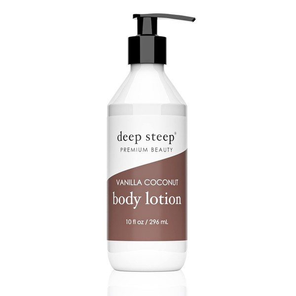 Deep Steep Body Lotion, 10oz (Vanilla Coconut)