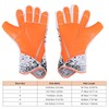 2pcs Soccer Gloves Nylon Polyurethane Fiber Latex Breathable Strong Grip