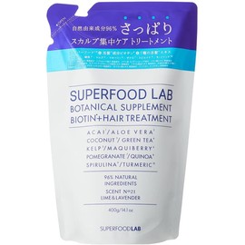 Superfood Lab Scalp Essence Refreshing Treatment Refill, 96% Natural Ingredients, 14.1 oz (400 g), SUPERFOOD LAB, Non-Paraben, Biotin Blend, Additive-Free, Refill, Large Capacity, Refill