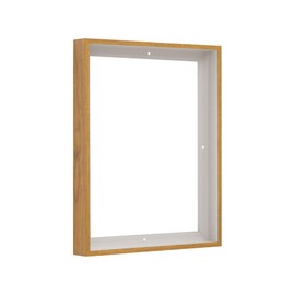 Pixy Canvas Custom Sized Floater Frame for 1-1/2 (1.5) inch Deep Canvas Paintings/Canvas Prints/Wood Canvas Panels/Wall Art/Wall Decor/Home Decor/Artwork (Natural Oak, Custom Size, Portrait)