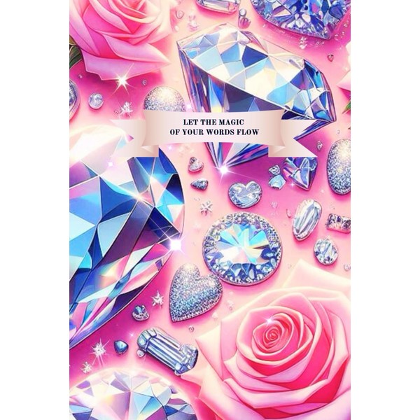Notizbuch/ Tagebuch/ Poesiebuch "Let The Magic of Your Words Flow"