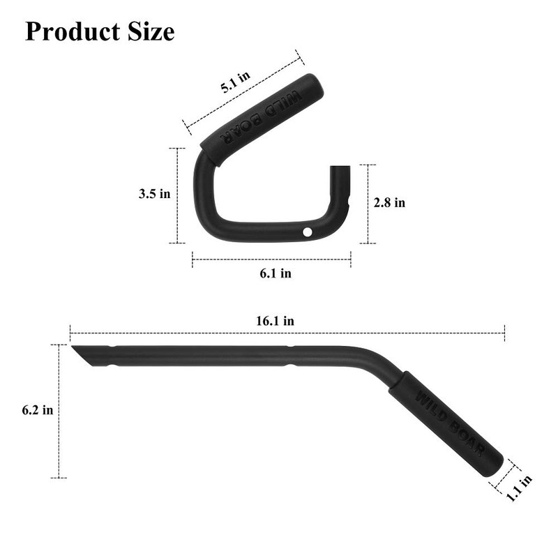 BAITHNA Car Wild Boar Front Grab Handles Grab Bar Rear