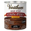 Varathane 225250H Oil-Based One Step Stain + Poly, Quart, Dark