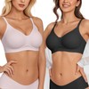Vertvie Wireless Bras for Women Full Coverage Supportive Seamless Bralettes