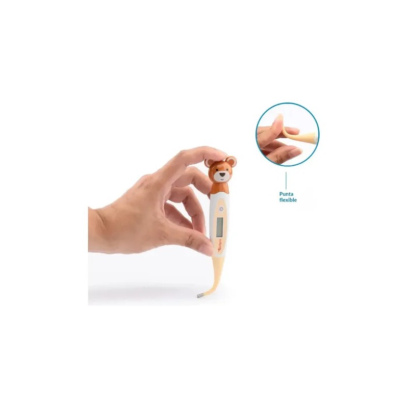 Termómetro Digital A Prueba De Agua Pediátrico Osito Wellpro Osito