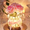 Generic Flower Desk Lamp Romantic Rose Lamp Atmosphere Night Light
