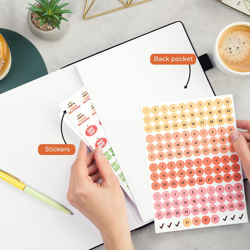 Clever Fox Appointment Book – Hourly Schedule Planner with 15-Minute