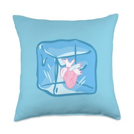 My Ice-Cold Heart Throw Pillow