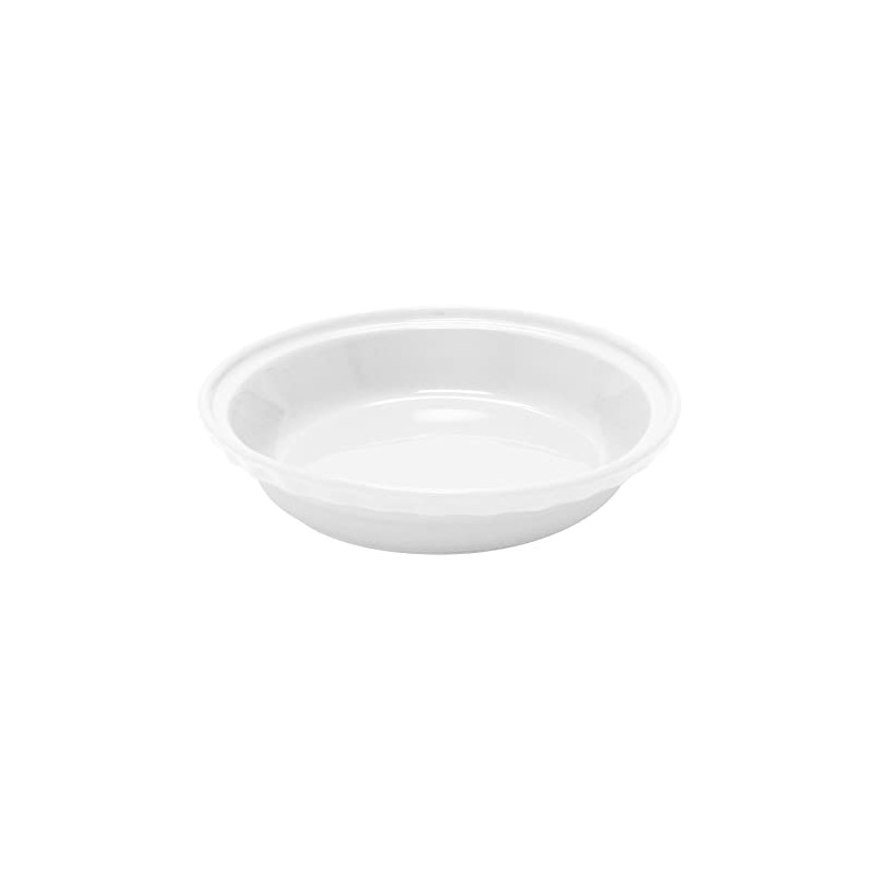 Chantal 9.5-inch Deep Pie Dish, White