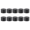10PCS Motorcycle Head Bolt Cover Black Flat CNC Aluminum Engine