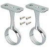 2 x 25mm Chrome Clothes Rail Centre Bars