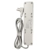 KELEK Multicontacto con 4 Salidas de127AC, 3 USB-A y 1