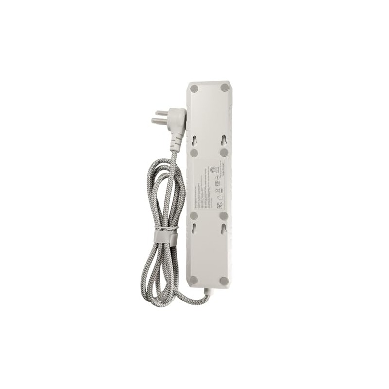 KELEK Multicontacto con 4 Salidas de127AC, 3 USB-A y 1