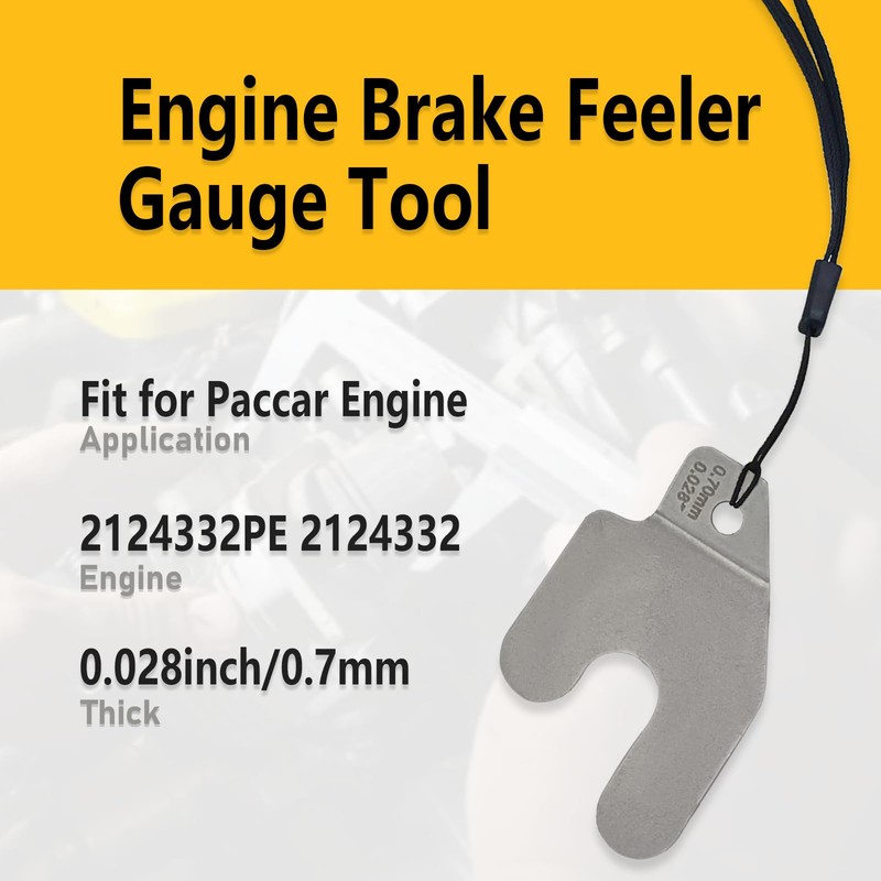 MLWRID Engine Brake Feeler Gauge Tool 0.7mm/0.028inch – Compatible for