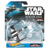 Hot Wheels Nave Espacial X-Wing Black/White