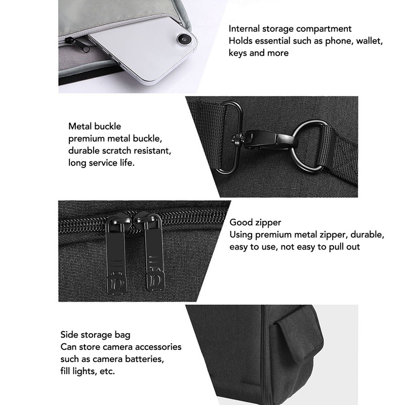 PULUZ Camera Storage Shoulder Bag Crossbody Waterproof Lightweight Shoulder Camera