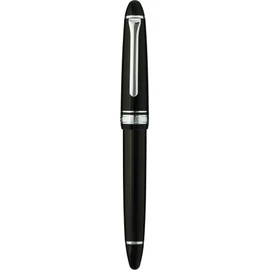 Sailor Fountain Pen, Pro-Fit Casual, Silver Trim, Black, Medium Point, 11-0571-320