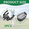 3 PCS Golf Ball Retriever, Golf Ball Picker Upper,Black Golf