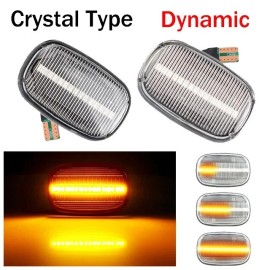 after market For 89-99 Toyota MR-2 MR2 Turn Signal Fender LED Dynamic SIDE MARKER LIGHT BLINK