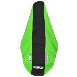 Enjoy Mfg 2003-2009 KAWASAKI KX 125-250 Green/Black FULL GRIPPER SEAT COVER Enjoy Mfg #60