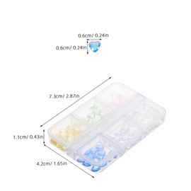 BIUDECO Nail Charms Versatile Resin Gems for Women's Nail Art for Special Occasions