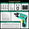 GRENPRO Electric Screwdriver Set Rechargeable, 3.6V Cordless Screwdriver Kit with