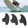 3PCS Surfboard Fin Replacement PVC Paddle Board Fin Surfboard Accessory