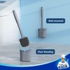 MR.SIGA Wall Mounted Toilet Brush and Holder Set for Bathroom
