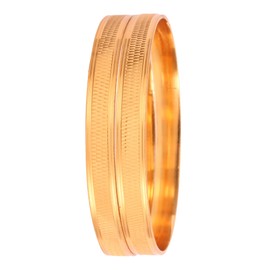 Touchstone NEW Golden Bangle Collection Indian Bollywood Fashion Stunning Hand Engraved Fine Designer Jewelry Bracelets Bangle In Gold Tone. Set Of 2. For Women.