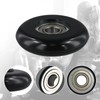 Rollers Kit Fit for Rowing Machine Seats Cushion Wheel,For Gym