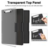 Piasoenc Clipboard with Storage, 8.5 x 11 Clip Boards with