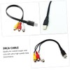 TEHAUX 1Pair Household to Av Cable Set Female Audio Video