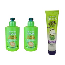 Garnier Fructis Leave In Conditioner Curly Hair Cream + Conditioning Cream Gel