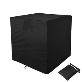 Air Conditioner Covers for Outside Unit Mayhour Winter Central AC Unit Cover Square Heavy Duty Waterproof Outdoor Durable Breathable Square AC Protectio Windproof Extra Large (26x26x32in)