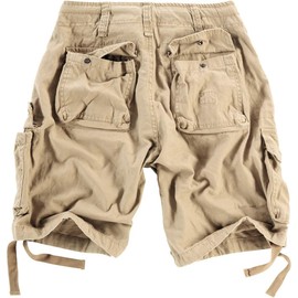 Surplus Raw Vintage Airborne Vintage Men's Cargo Shorts, Beige light