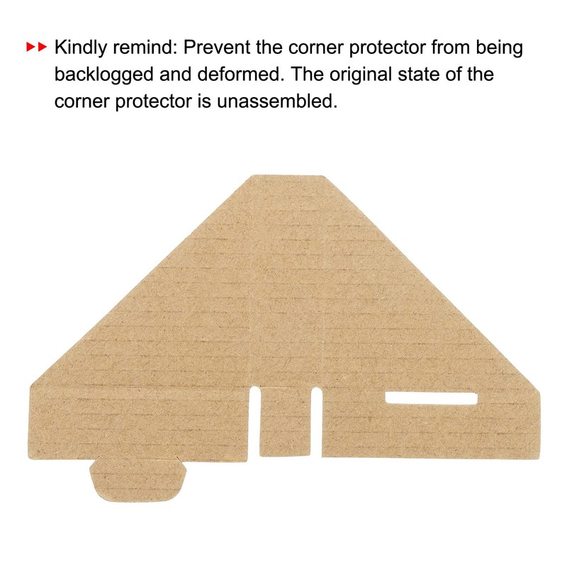 sourcing map Adjustable Cardboard Corner Protector, Cardboard Edges Protectors 6x6x2cm