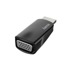 Hama HDMI to DVI Adapter Ultra HD 4K 60Hz (HDMI Male, DVI Female 24+5, Adapter for Connecting PC, Laptop, Computer with HDMI to Monitor, TV or Projector with DVI or Vice Vera, Converter)