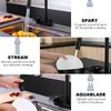 Swiwikai Kitchen Faucet with Pull Down Sprayer & Glass Rinser,